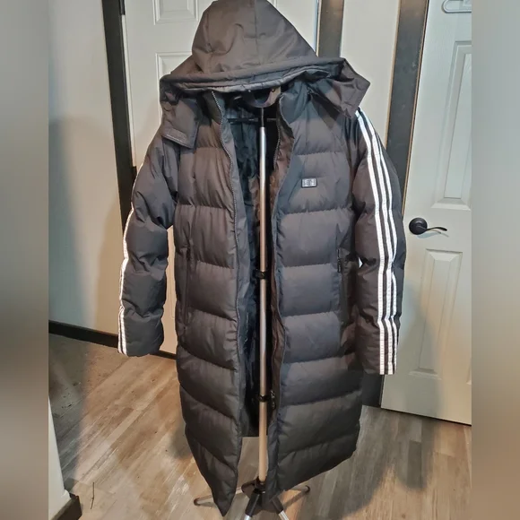 NEW Womens Heated Black Puffer Coat 100% Poly Fiber Fill With Battery Pack SZ S - Picture 9 of 14